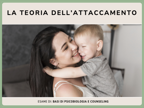 La teoria dell attaccamento CES