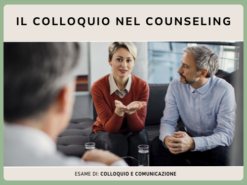 Colloquio nel counseling CES