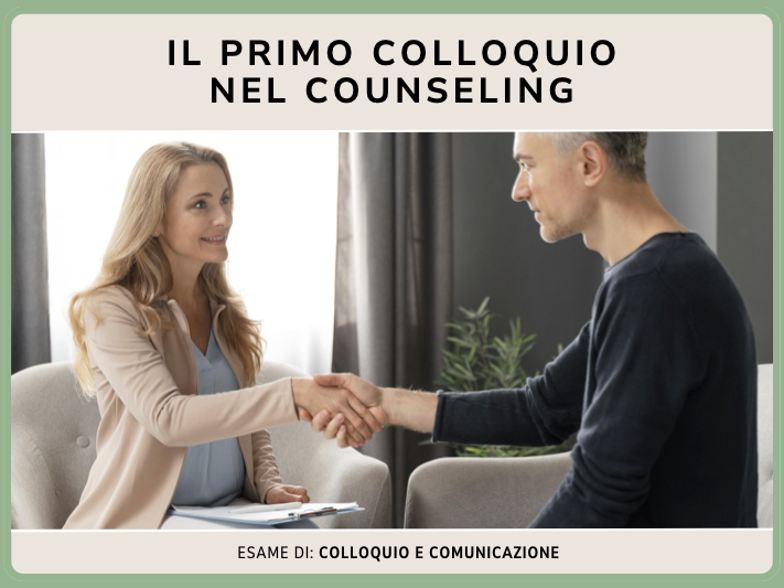 Il primo colloquio nel counseling CES