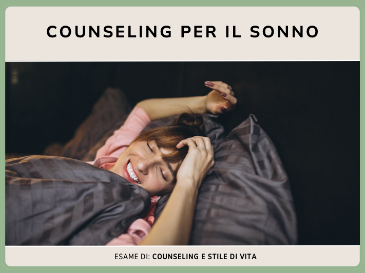 Counseling per il sonno CES