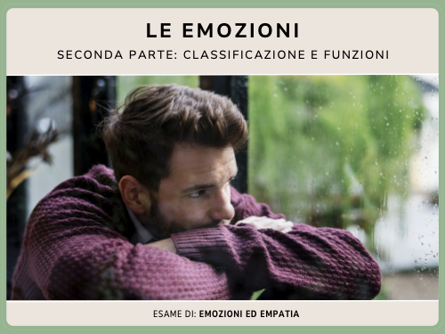 Le emozioni seconda parte CES