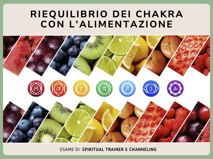 Riequilibrio chakra con alimentazione CES