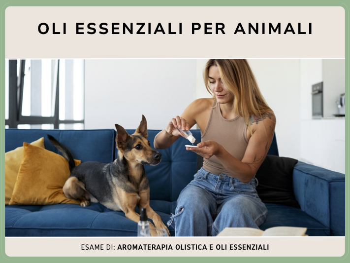 Oli essenziali per animali