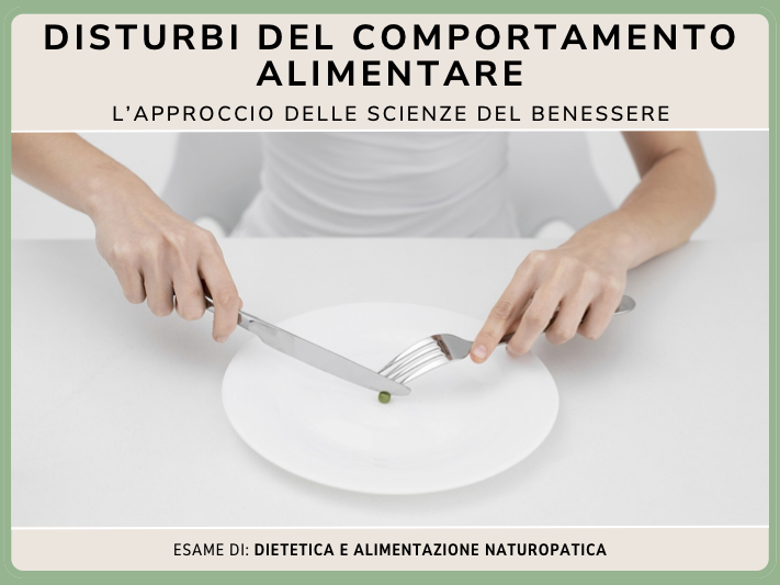 Disturbi del comportamento alimentare