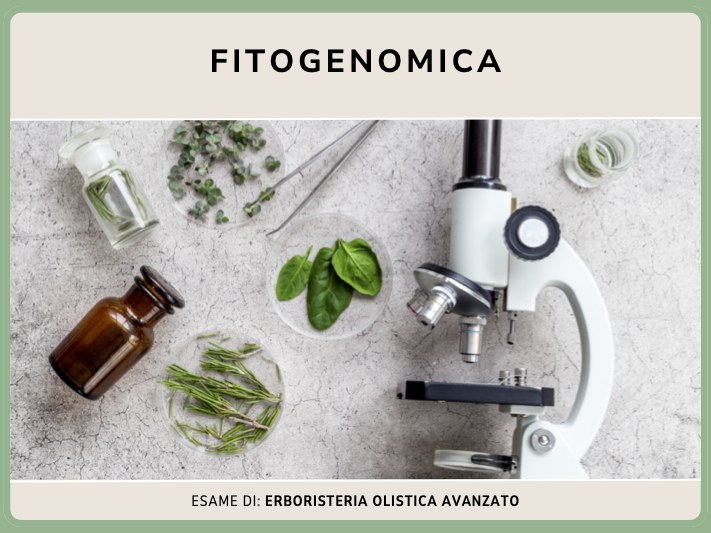 Fitogenomica