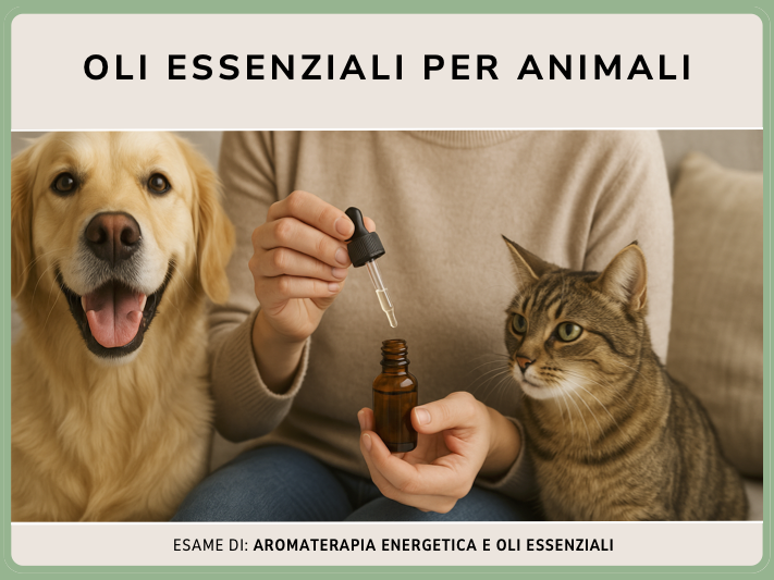 Oli essenziali per animali