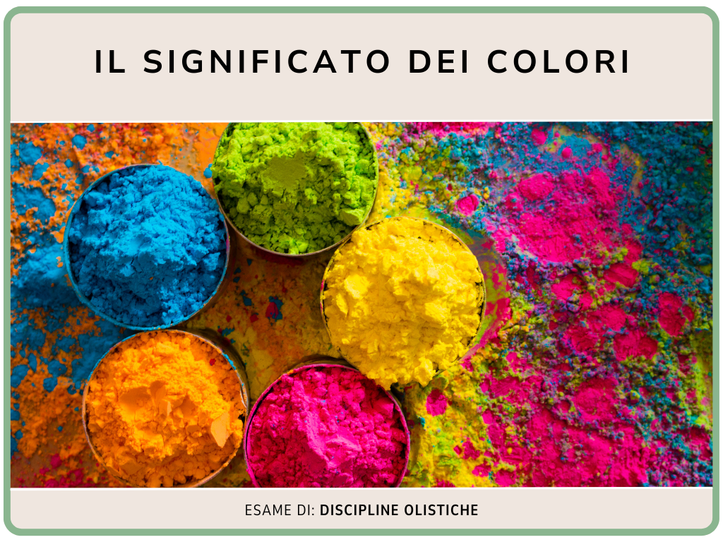 Significato dei colori