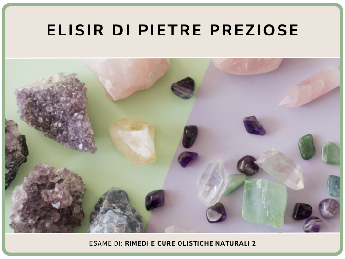 Elisir di pietre preziose