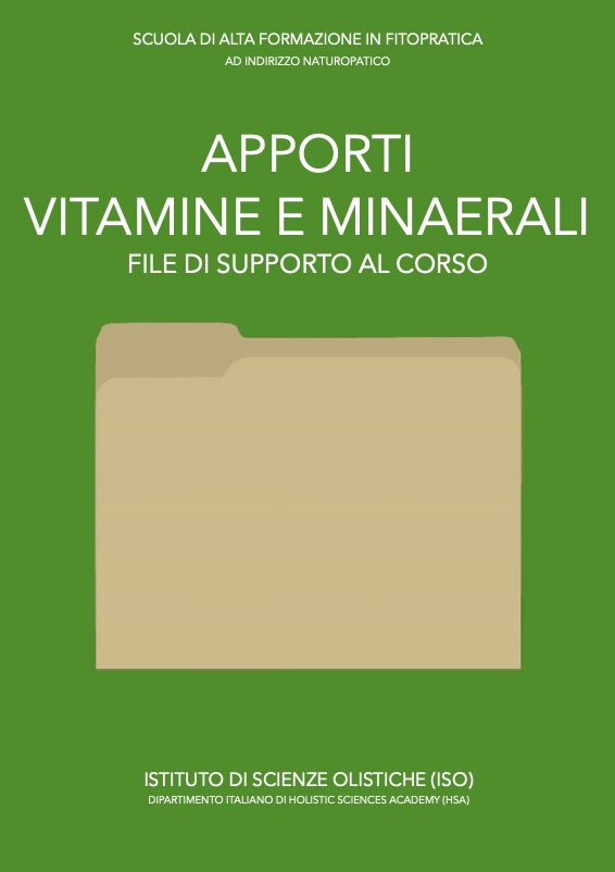 Apporti vitamine e minerali